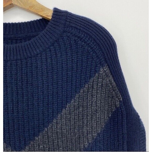 Kit & Ace Follen Cashmere Chunky Knit Oversized Sweater Tunic Top Lux Navy S/M - Picture 4 of 12